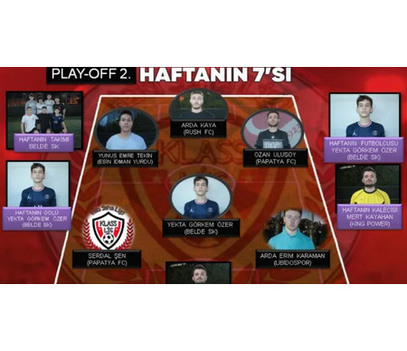 PLAY-OFF 2.HAFTA HAFTANIN EN'LERİ 