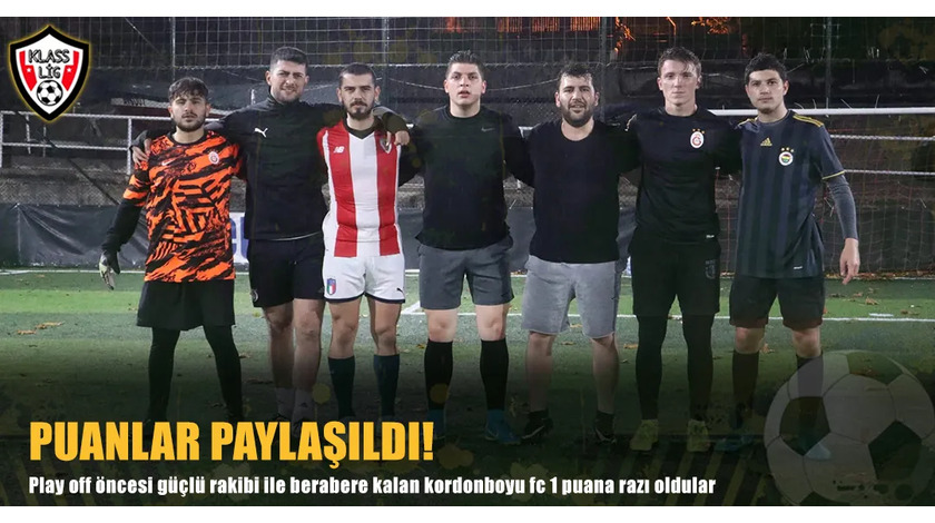 PUANLAR PAYLAŞILDI!