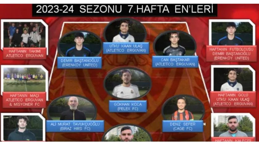 KLASS LİG 2023-24 SEZONU 7.HAFTA EN'LERİ